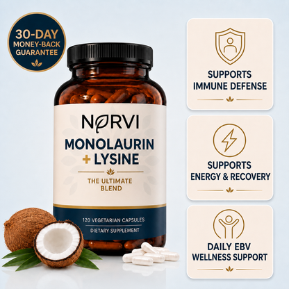 Monolaurin + Lysine Natural Epstein-Barr Support