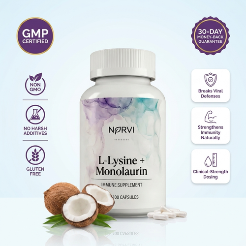 Lysine + Monolaurin Antiviral Complex