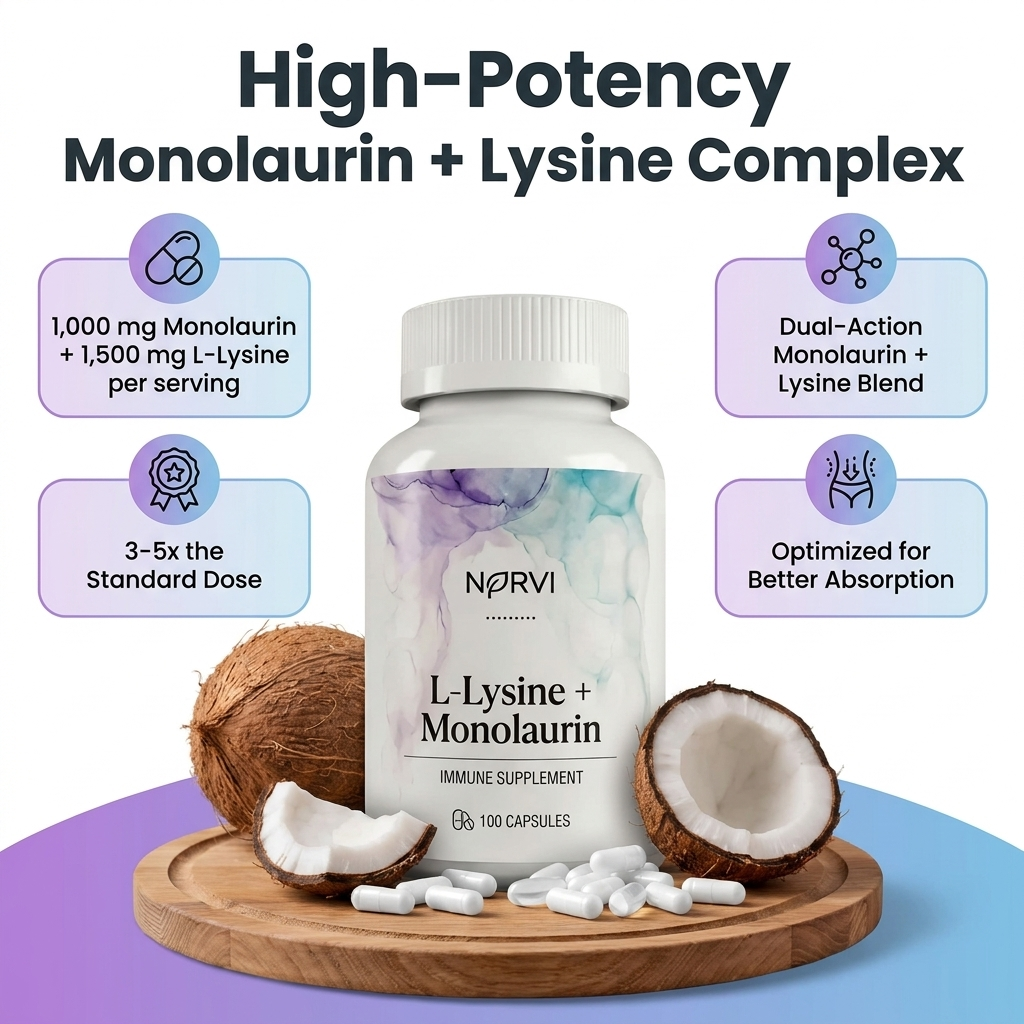 Lysine + Monolaurin Antiviral Complex
