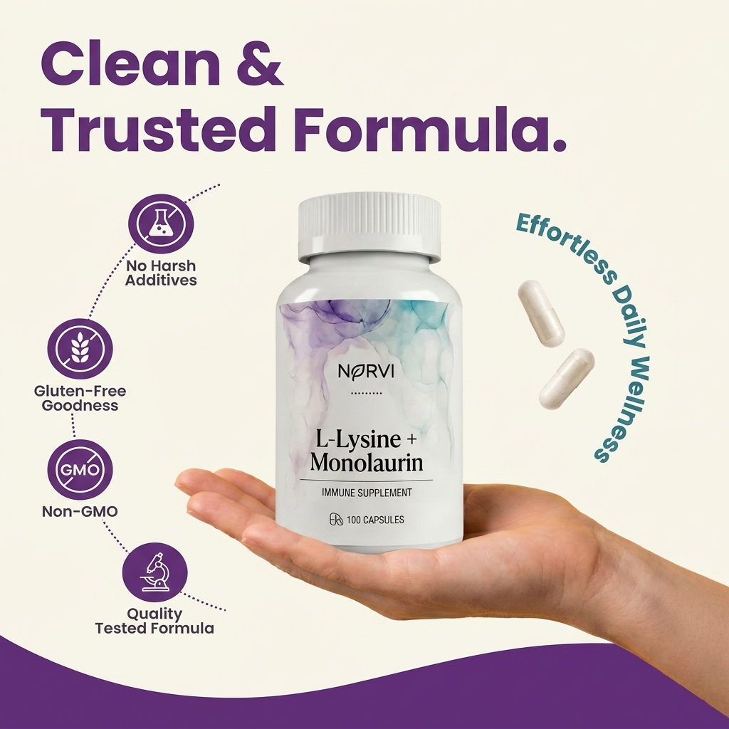 Lysine + Monolaurin Antiviral Complex