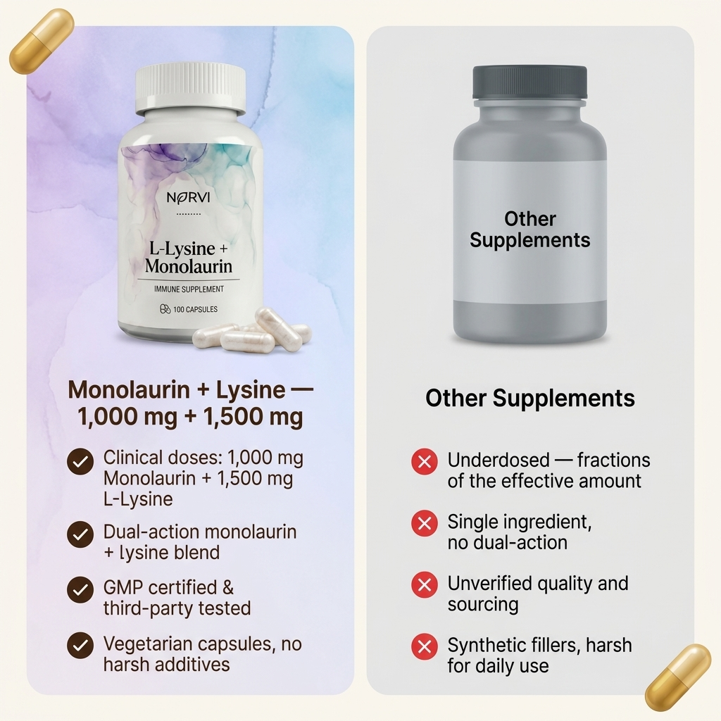 Lysine + Monolaurin Antiviral Complex