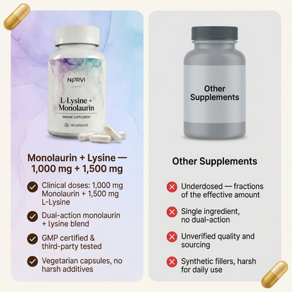 Lysine + Monolaurin Antiviral Complex